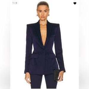 Alex Perry Manon Single Breasted Blazer Navy